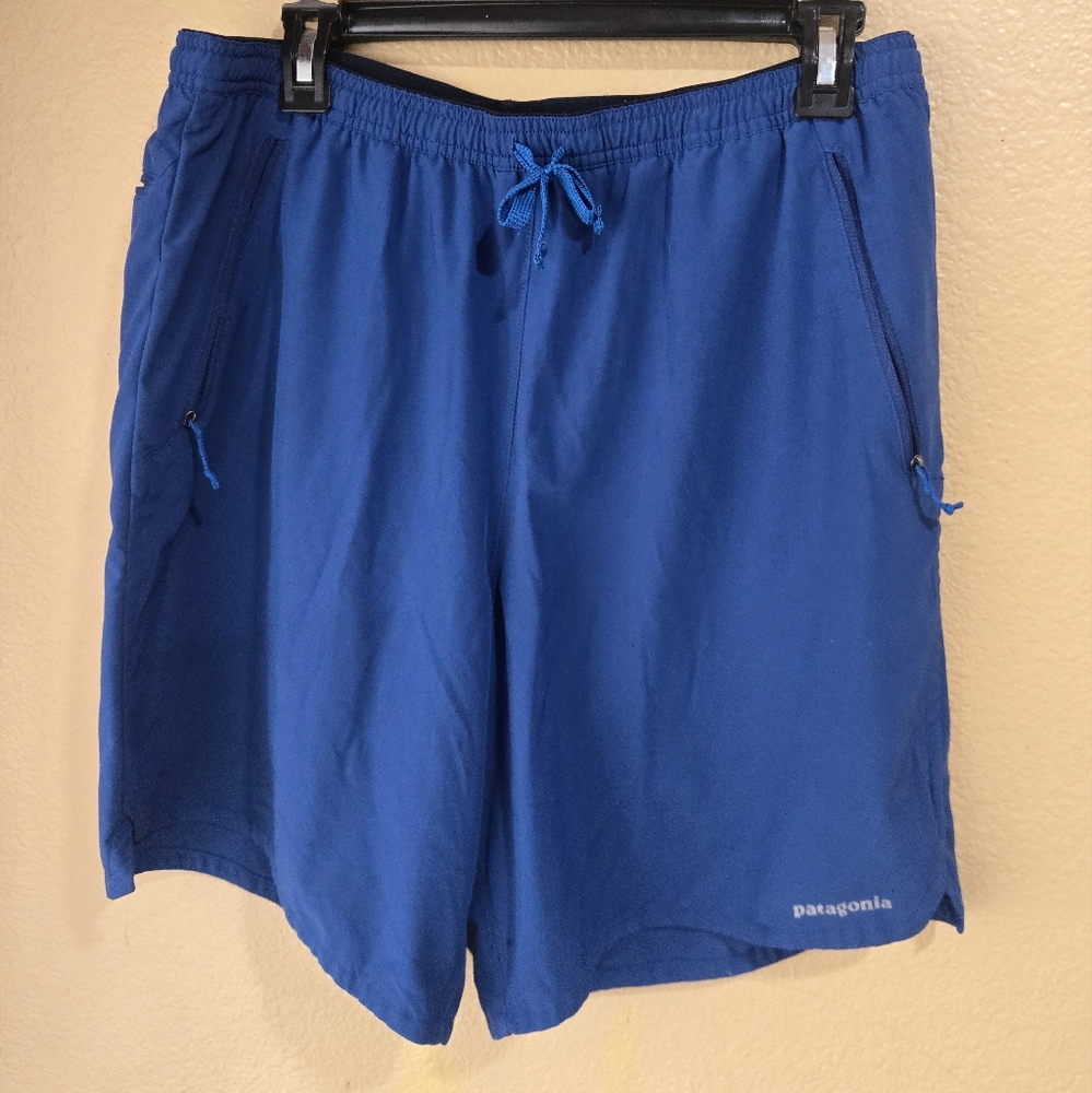 Patagonia Vibrant Blue Athletic Shorts